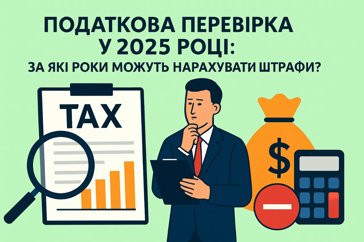 Податкова перевірка у 2025 році: за які роки можуть нарахувати штрафи?