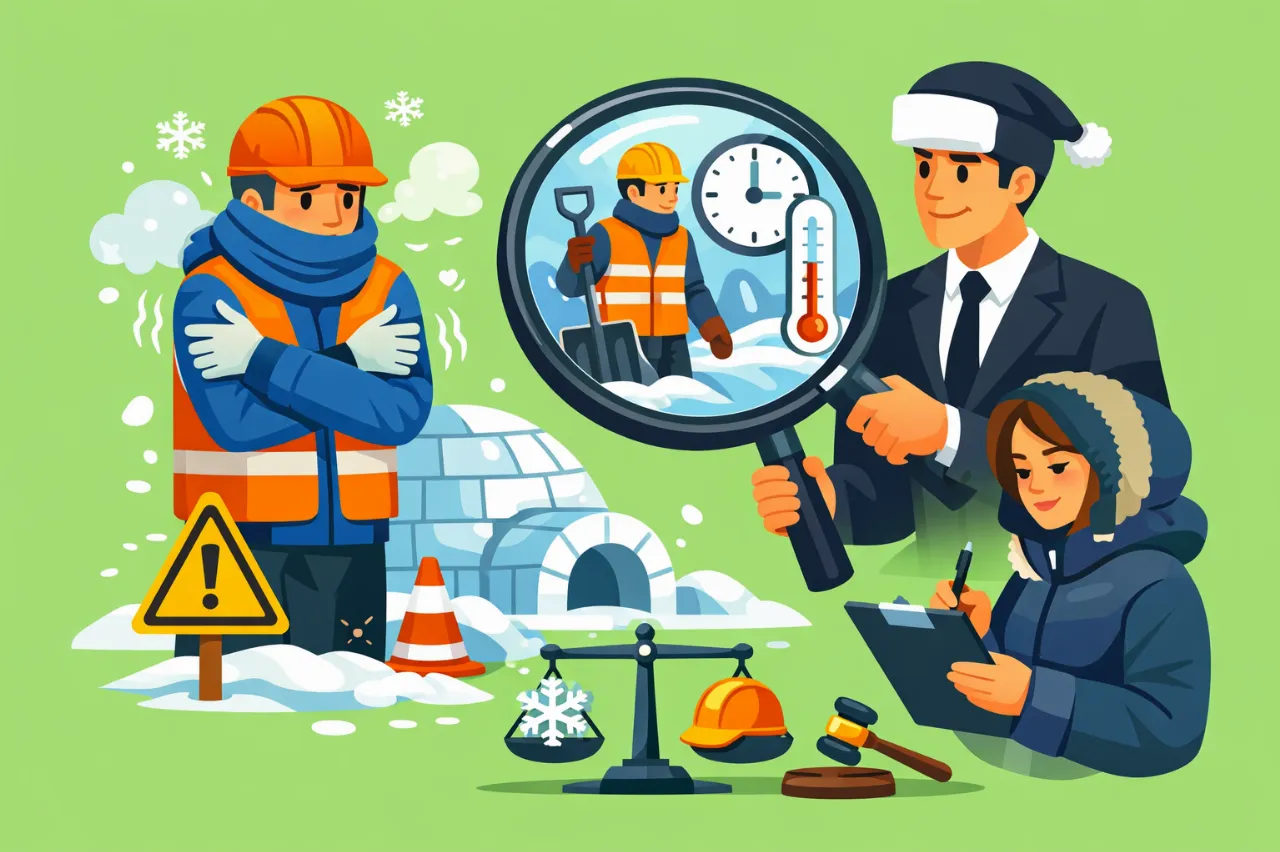 Робота під час холодів та морозів: що каже Держпраці