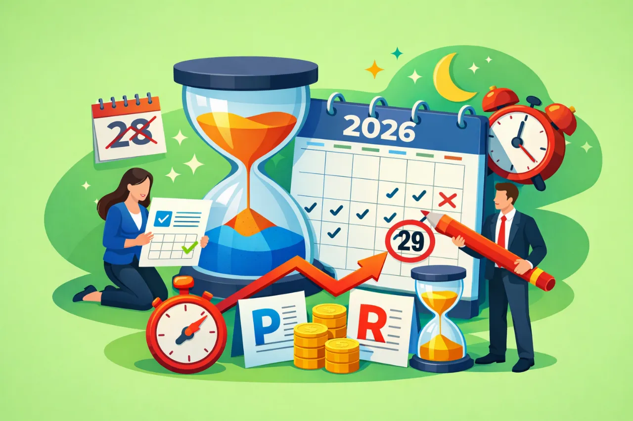 Граничні строки реєстрації ПН та РК у лютому 2026 року