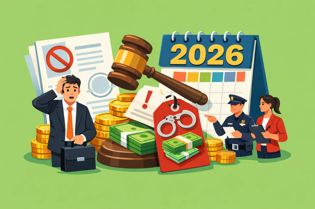 Штрафи за діяльність без ліцензії у 2026 році