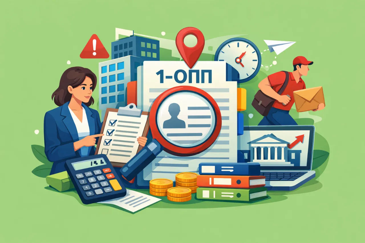 Повідомлення про бухгалтера: форма № 1-ОПП