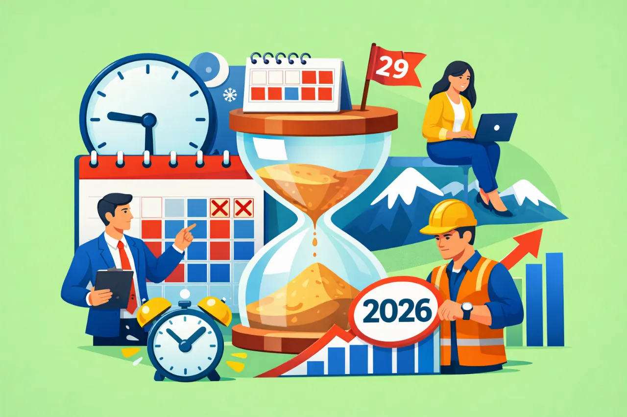 Норма тривалості робочого часу на лютий 2026 року