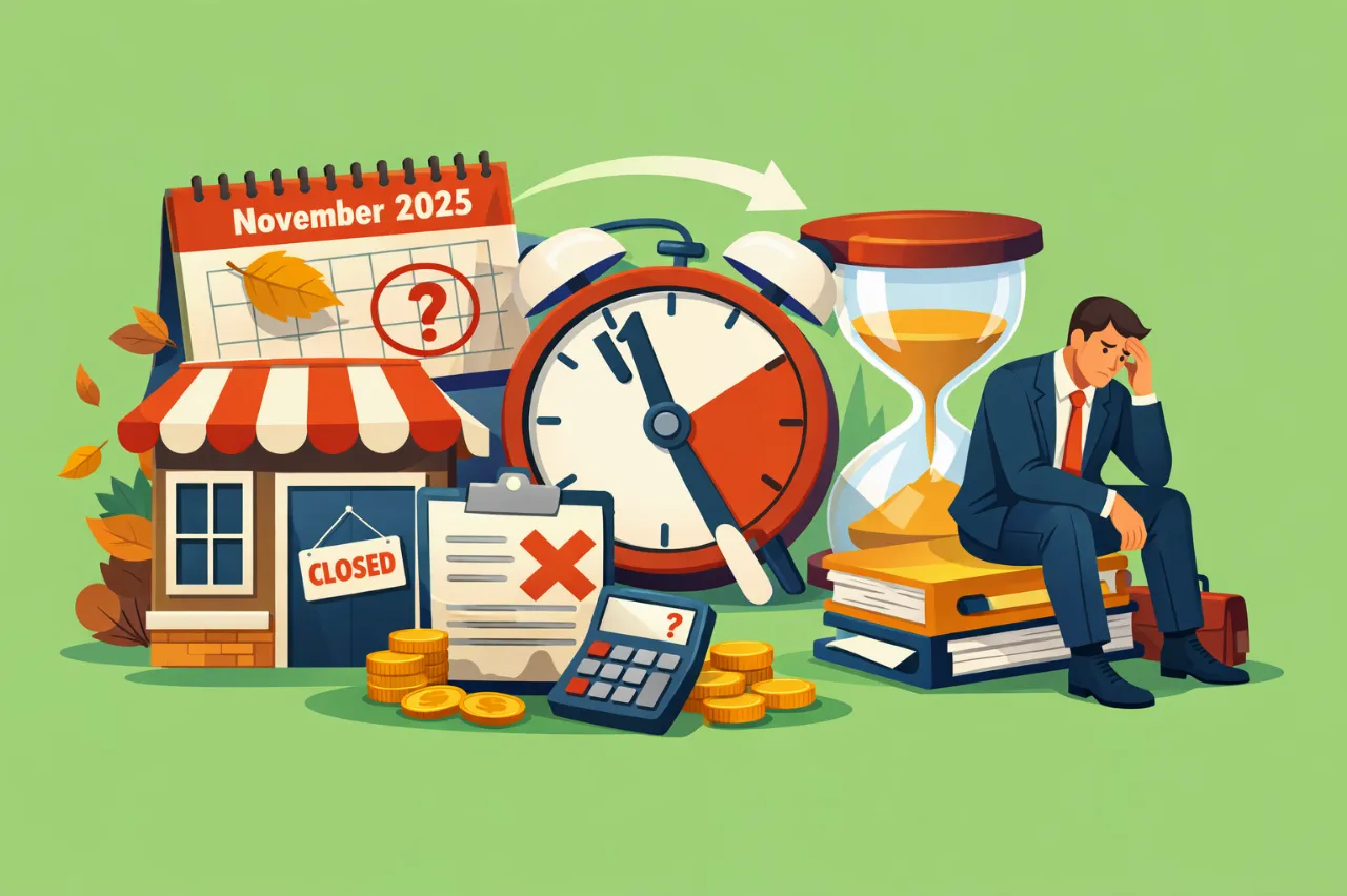 ФОП закрився у листопаді 2025 року: коли подавати ліквідаційну декларацію?