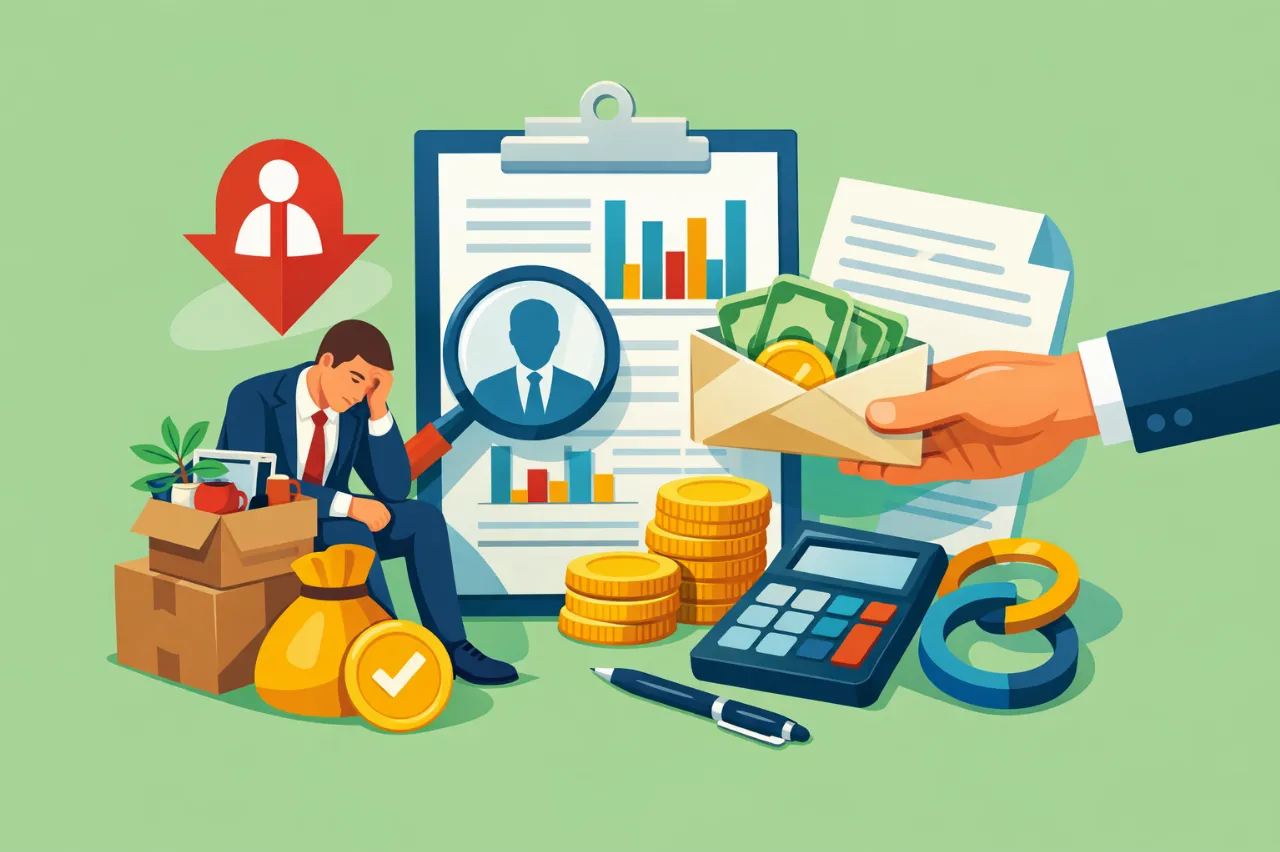 Компенсація звільненому працівникові у звіті з ЄСВ